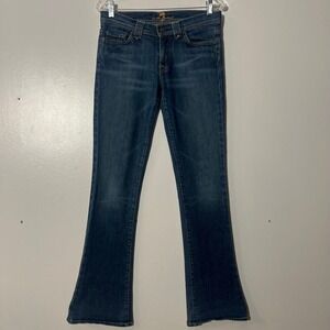 7 For All Mankind Womens Bootcut Jeans Blue Denim Size 29
